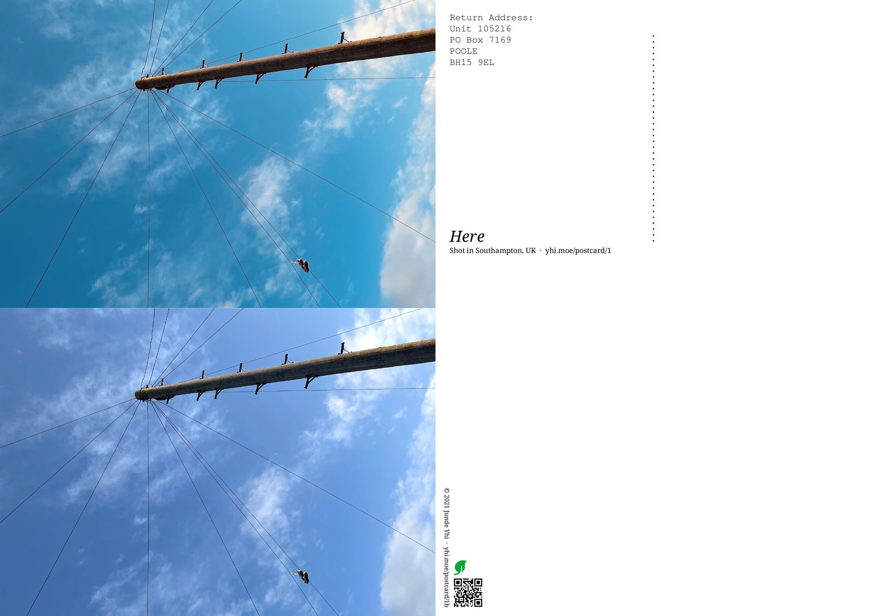 Two revisions of postcards